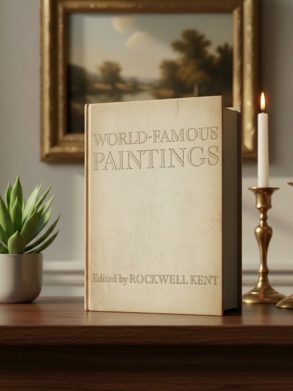Vintage 1939 World-Famous Paintings Rockwell Kent Wise & Co Art Book